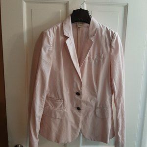 j. crew schoolboy blazer in light pink 0